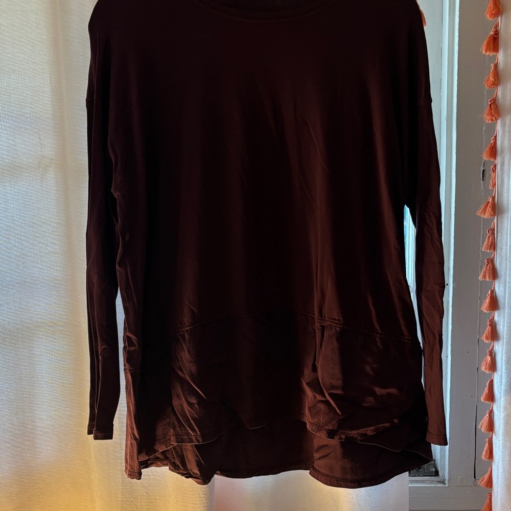 lululemon athletica Dark Maroon Sweatshirt